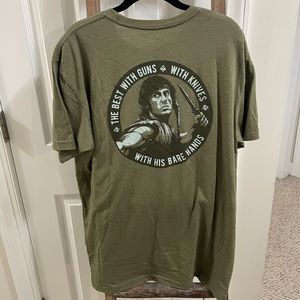 Zero Foxtrot T-Shirt Size XL Green One Man